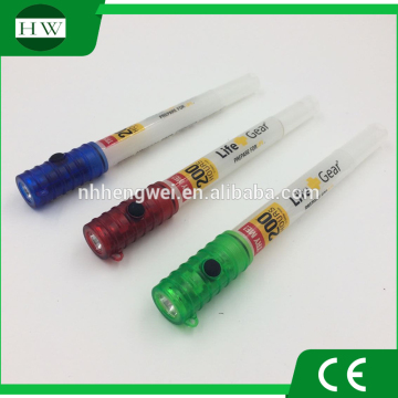 led glow stick whistle stick flashing flashlight