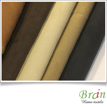 100%polyester suede with fire retardant curtain fabric