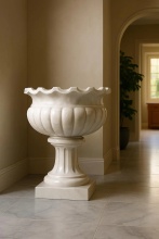 Luxury Marble Flowerpot – Classical Entryway Vase
