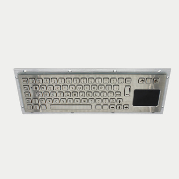 Keyboard stainless steel yang kokoh untuk terminal layanan mandiri