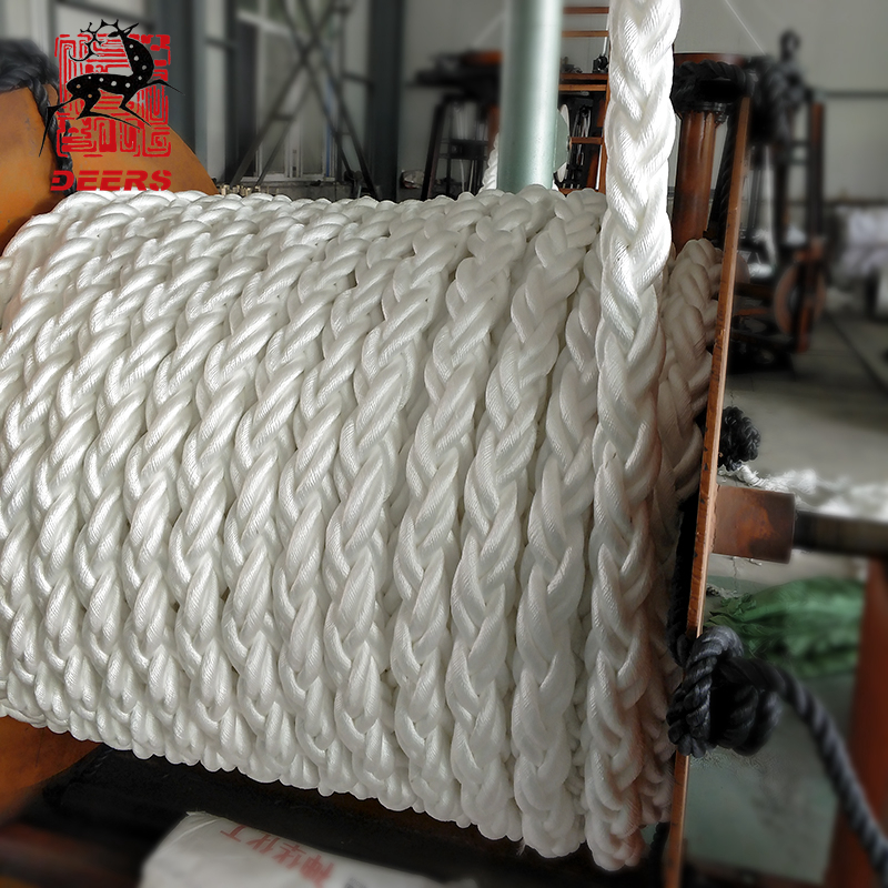 PP/polyethylene floating mooring rope with high strength