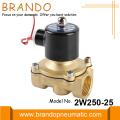 2W250-25 Válvula solenoide de agua de latón de 1 &#39;&#39; 24V 220V