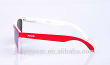 Fashion plastic sunglasses, mirror sunglasses, promotion sunglasses made in China for wholesales