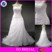 LN98 Customized Pearl Beaded One Shoulder Real Sample Grecian Style Wedding Dresses