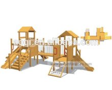 AOQI great attraction hard-wearing quality Wooden Toy City