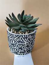 Square Tapered Fiber Cement Flower Pots