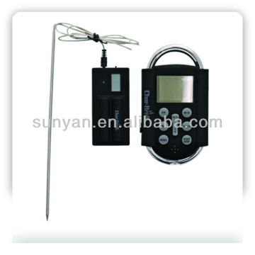Remote digital meat thermometer