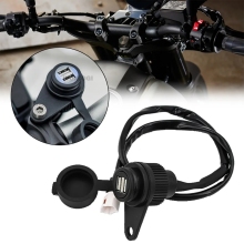 Double Motorcycle USB Charger for Yamaha MT-07 MT-09 SP FZ-09 FZ-07 Tracer XSR 700 900