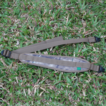 Neoprene Brown Gun Belt