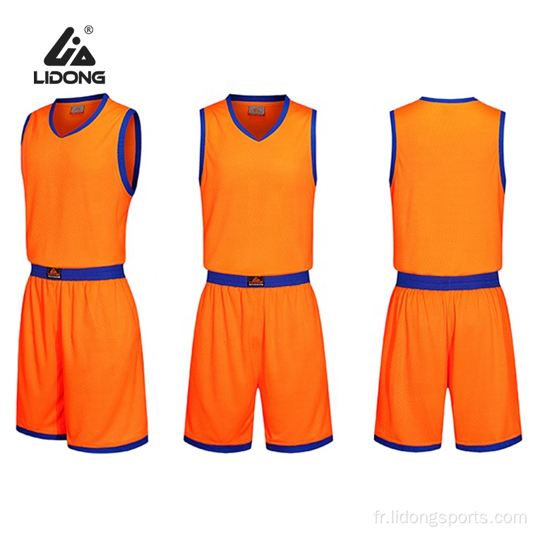 Cutom Basketball Jersey Uniforme de basket-ball pour les jeunes bon marché