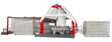Eight shuttle circular loom