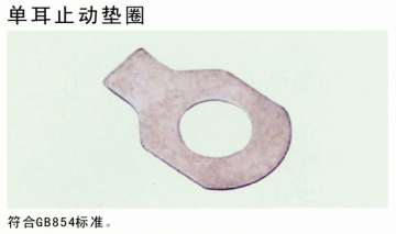 Single Lug Stop Washer