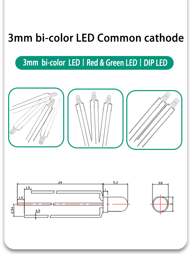 Bi-color-LED-3mm-Red-Green-LED-Common-Cathode-309ERLGWD-10-3mm-bi-color-LED-red-green-dual-color-LED-milky-lens-3mm-DIP-LED-Two-color-LED-Red-and-green-color-LED_02