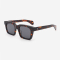 Classic Square Acetate Men's Sunglasses 24A8011