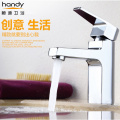 Single Handle Brass Chrome plated basin mixer taps