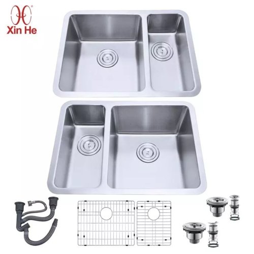 Custom Size Kitchen Sink Double Bowls