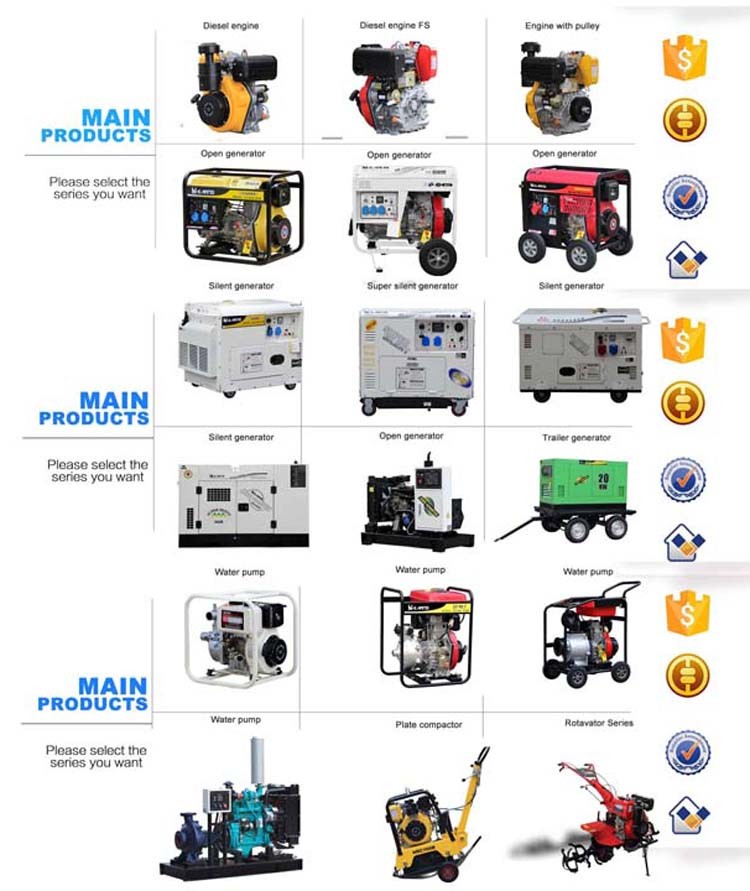 30KW 40KVA portable diesel generator for travel trailer