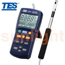 TES-1340 Hot Wire Anemometer with Datalogger