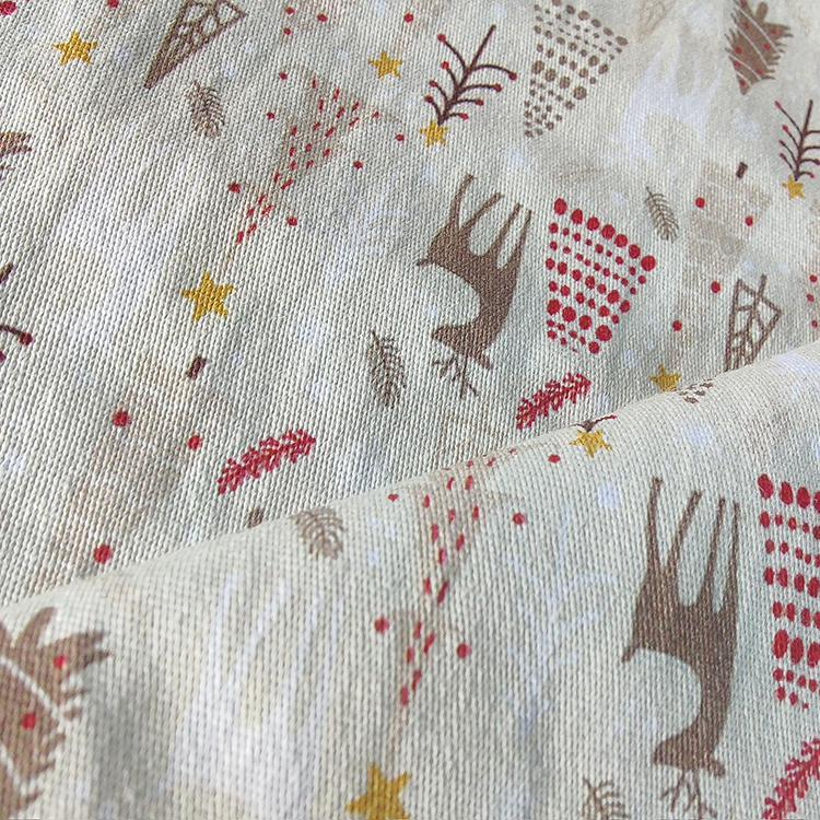 Custom Twill Fabric Digital Printed Poplin Spandex Cotton Fabric For Baby Clothes