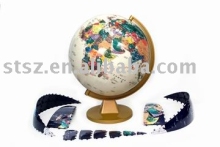 The 13inch puzzle globe with white