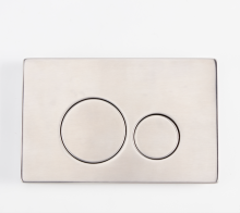 Matte Black Brushed Brass Wall Mounted Dual Flush Plate