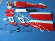 Foldable Ultralight Wood Rc Model Airplane For Rc Hobbies , Geebee R3 50cc