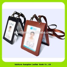 16448 High quality personalized leather travel pass card holder