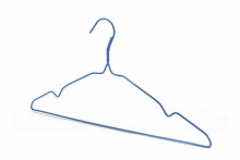 EISHO Colorful Wire Laundry Hangers with Notches