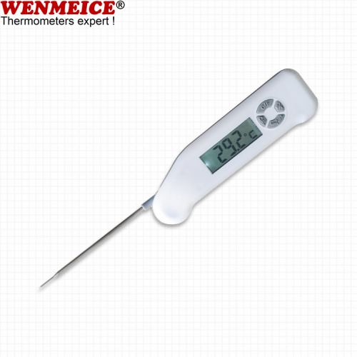 Waterdichte thermometer met wegklapbare sonde