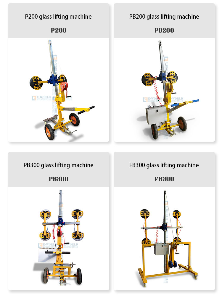 Outdoor 4/6/8/10/12 Suction Cups Glass Lifting Machine