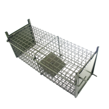 Foldable Double Door Animal Trap - Weasel Cage & Rat Trap
