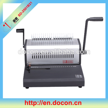 MANUAL plastic comb binding machine