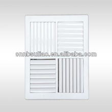 square lattice plastic air vent louver P400