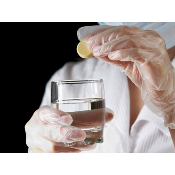 Guantes para examen médico y comida