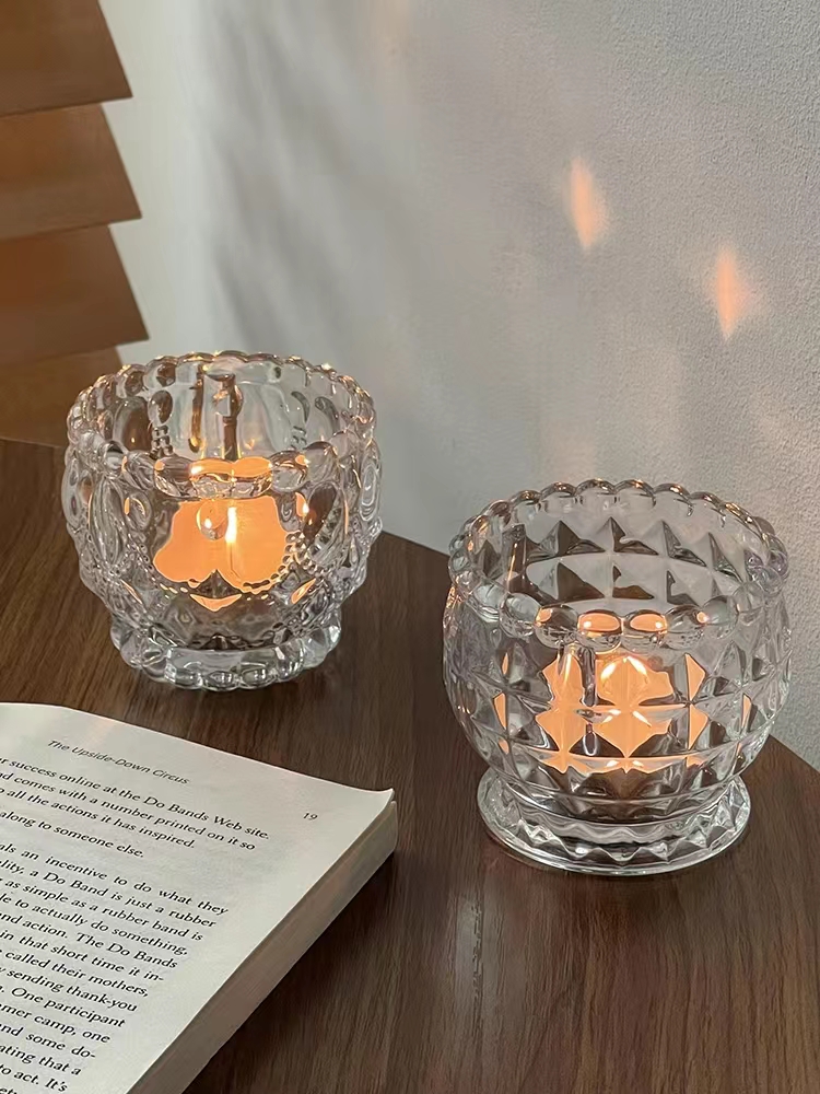 Дэкор модных кантэйнераў Аптовая слоічка для свечак для шклянкі