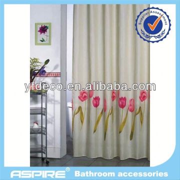 Polyester waterproof bath curtain