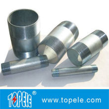 Customized Precise Thread Electro-galvanized Rigid Conduit Nipple Steel Imc Conduit And Fittings