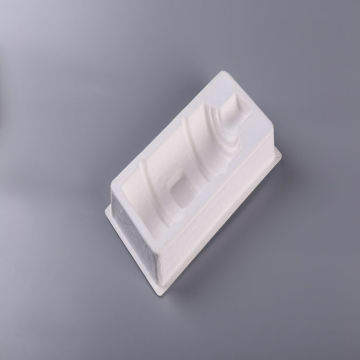 Disposable Sugarcane Bagasse Molded Pulp Bottle Tray