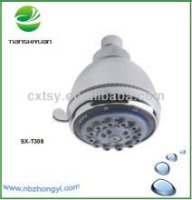 abs shower head bathroom accessories brass ball negative ion rotating shower head