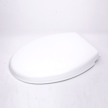 Cubierta de asiento de inodoro con calefacción electrónica inteligente de baño blanco