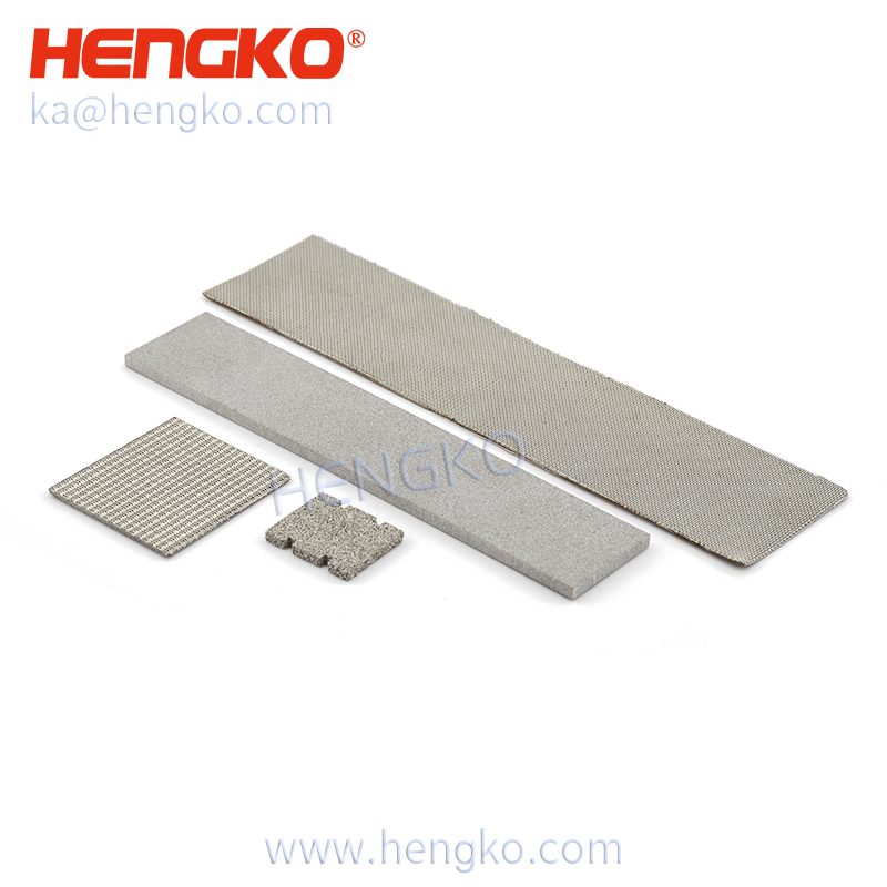 HENGKO Hydraulic Water Filter Plate Sintered Microporous Media Metal Stainless Steel Customized Material Different Size 316 316L