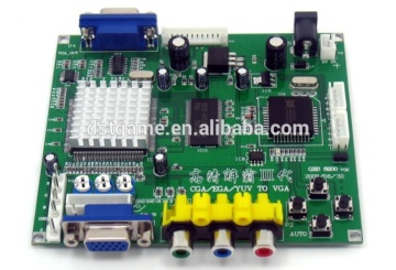 Game machine CGA EGA RGB RGBS RGBHV to VGA converter