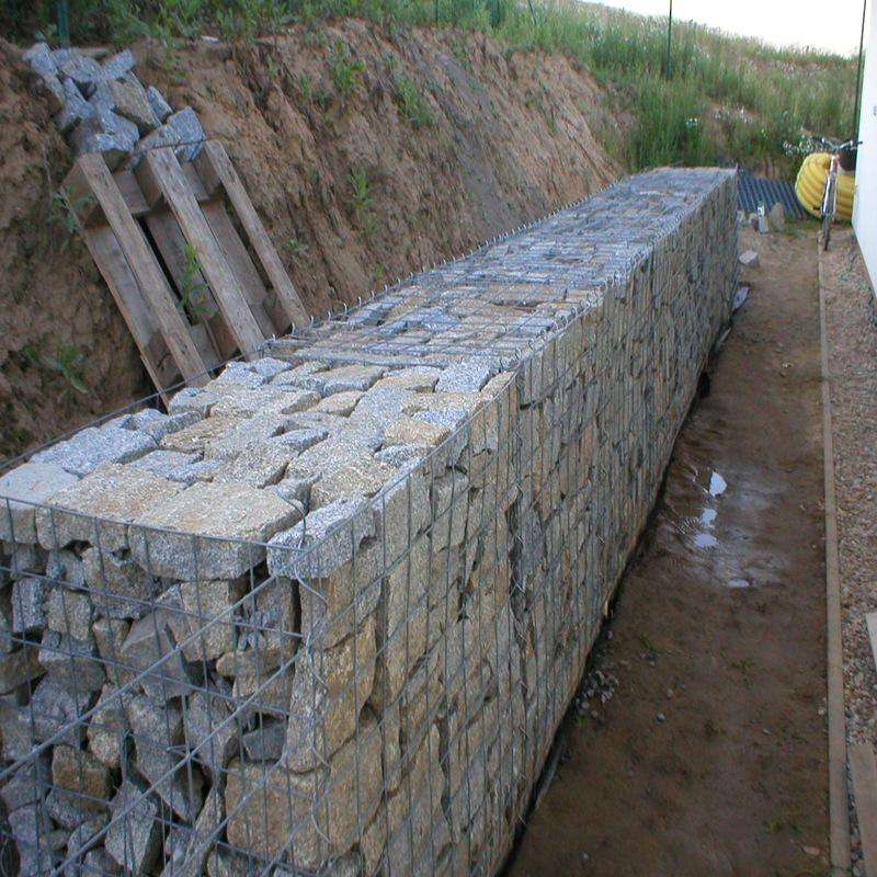 galvanized gabion retaining wall gabion fence