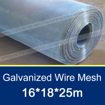 16*16/16*18/20*18 Mesh 6 Inch Wire Mesh Screen 25m