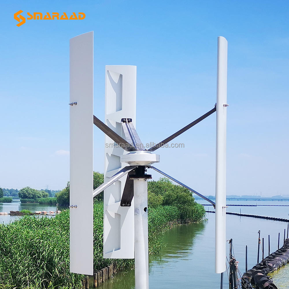 5000W 380V 240V CE / ISO 5000ワット縦軸風力タービン5KW風力発電機垂直軸風力タービン発電機FR