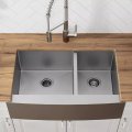 cUPC Deep Double Bowl Apron Front Kitchen Sink