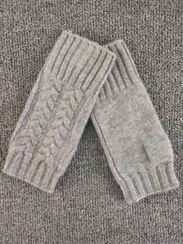 100% CASHMERE SOLID GLOVES