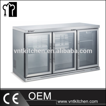 VNTB214 Commercial Refrigerator Luxury Fancooling Bar Refrigerator