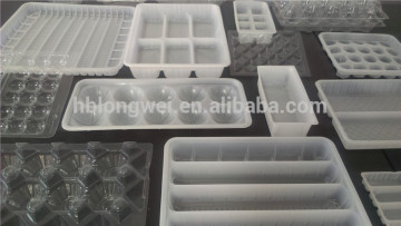 divided disposable plastic trays for biscuit/cookie trays packing