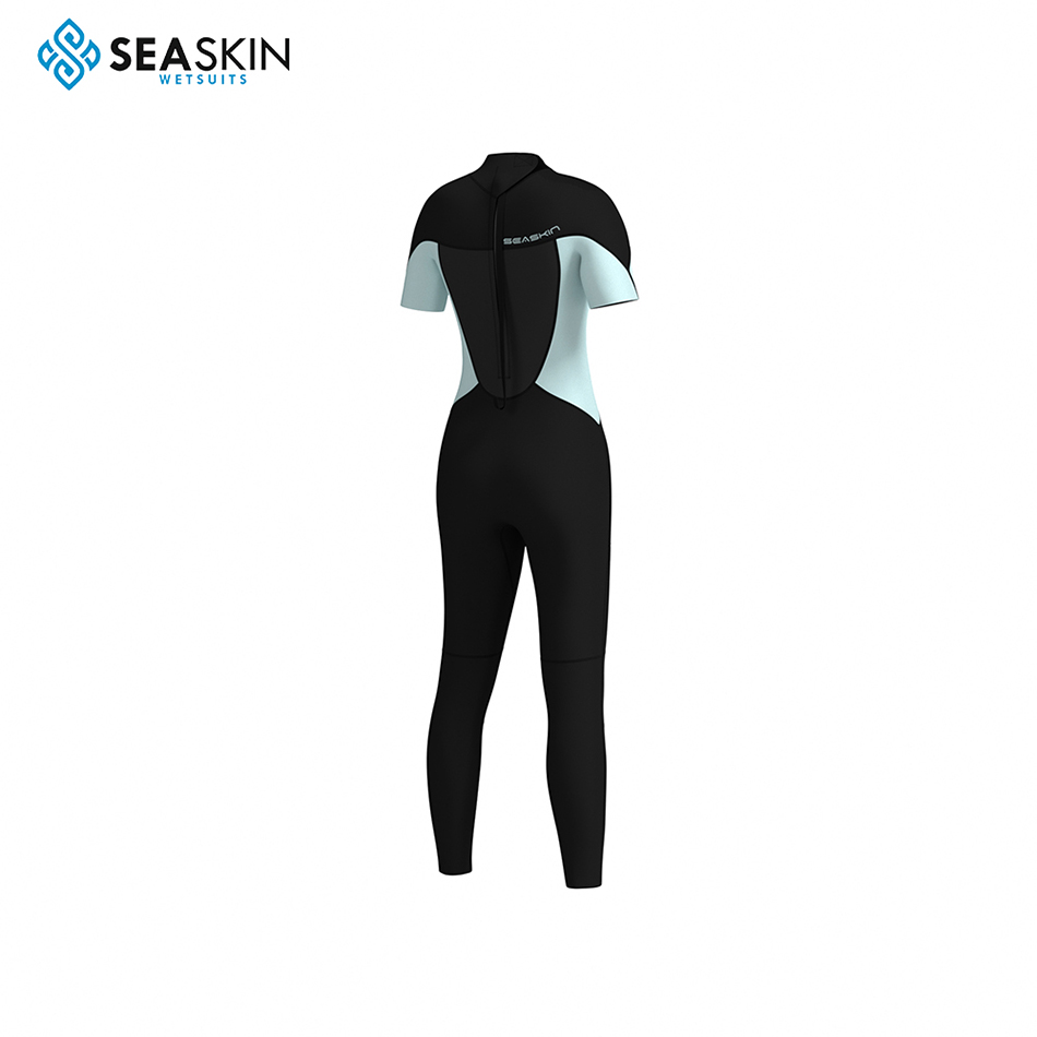 Seaskin Diving Soirt Neoprene Back Zip Women&#39;s Wetsuit